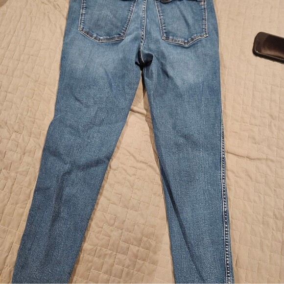 Madewell 10” High Rise Skinny Blue Jeans Size 31 - Picture 9 of 10